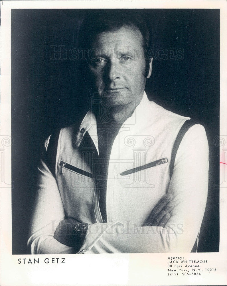 1975 Saxophonist Stan Getz Press Photo - Historic Images