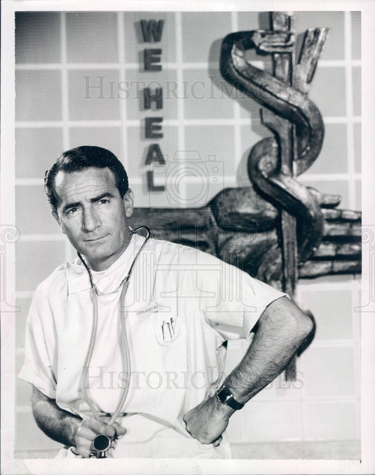 1963 Actor John Beradino Press Photo - Historic Images