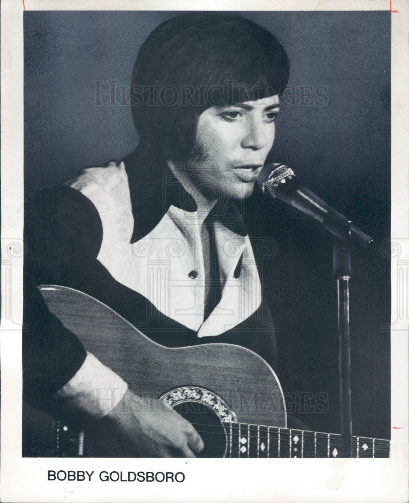 1975 Singer/Songwriter Bobby Goldsboro Press Photo - Historic Images