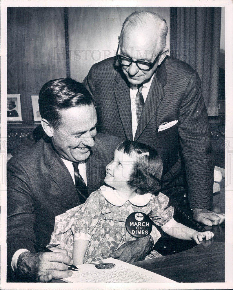 1965 CO March of Dimes Mickey Heinicke Press Photo - Historic Images