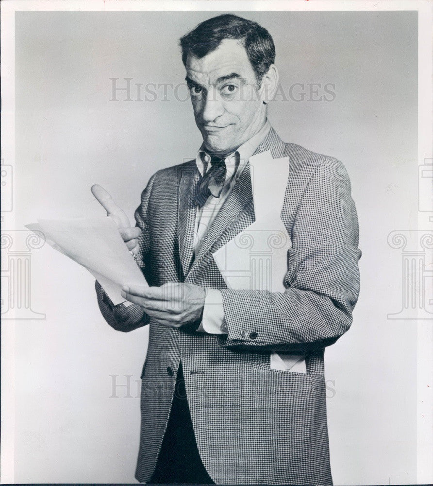 1971 Comedian Simmy Bow Press Photo - Historic Images