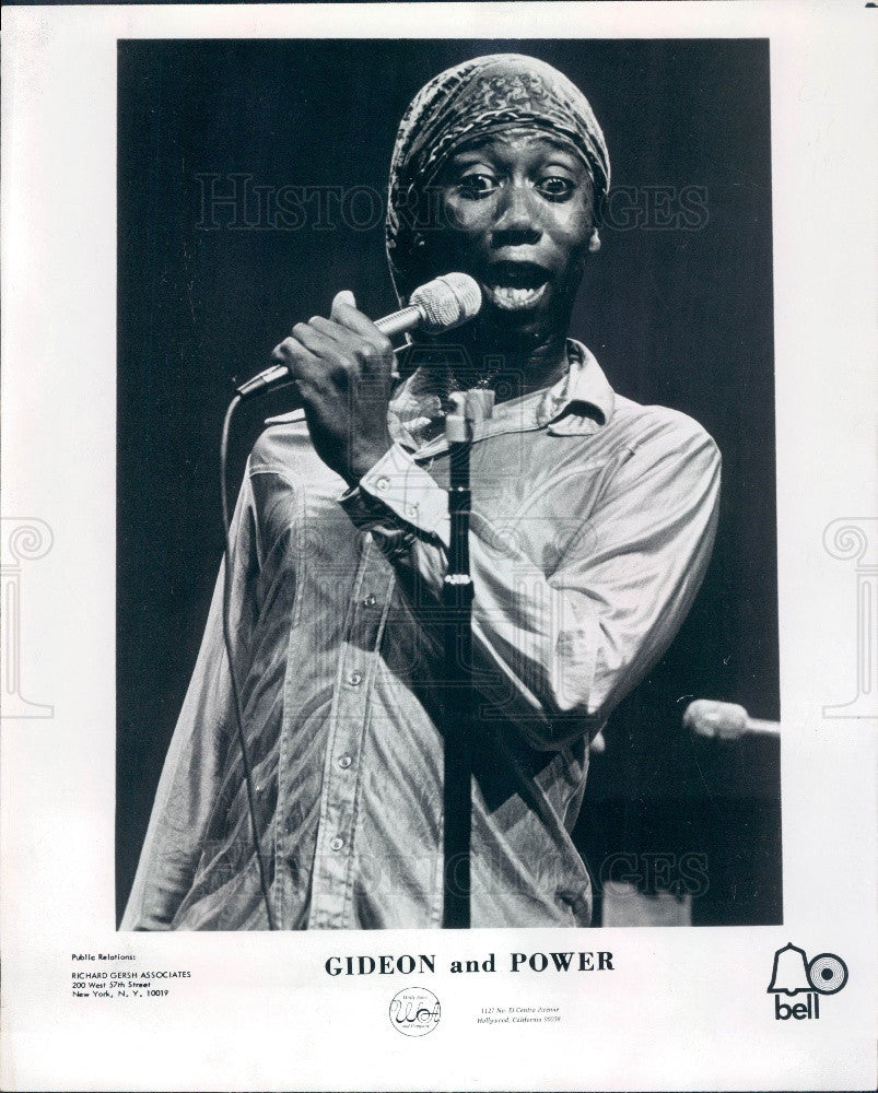 1972 Singer Gideon Press Photo - Historic Images