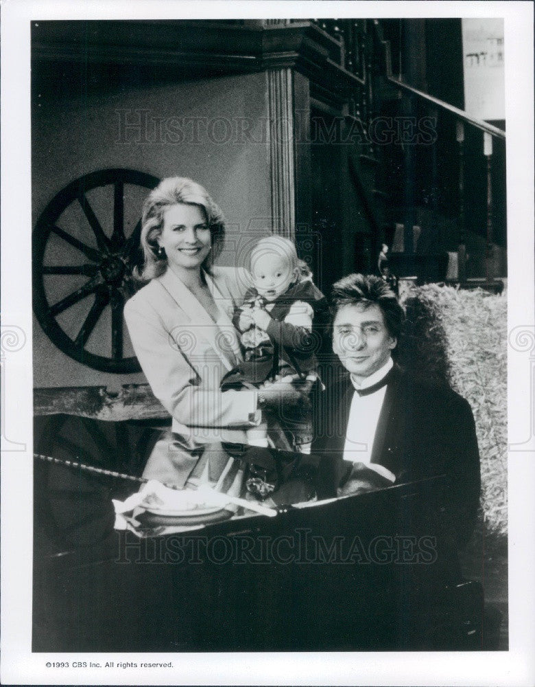 Undated Candice Bergen &amp; Barry Manilow Press Photo - Historic Images