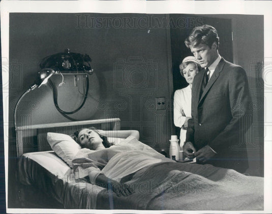 1968 Actors Frank Converse & Susan Trustman Press Photo - Historic Images