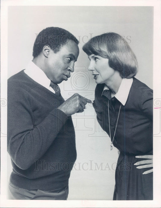 1979 Actors Robert Guillaume & Inga Swenson Press Photo - Historic Images