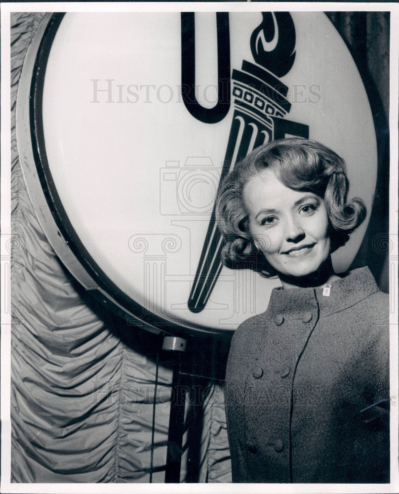 1962 Model Connie Taylor Miss Torchy Press Photo - Historic Images