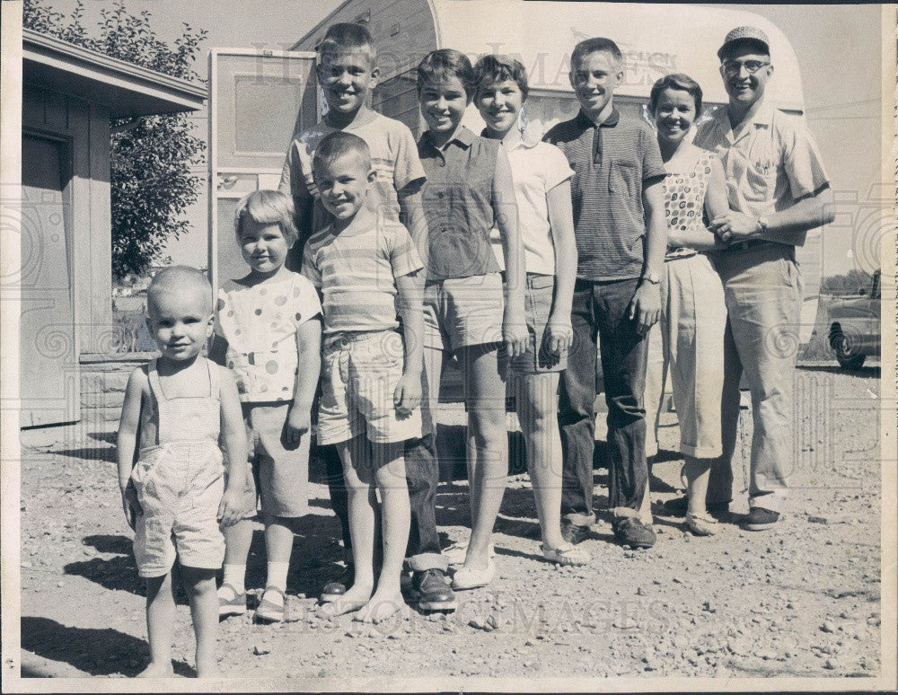 1958 Arvada CO Mayor Gail Gilbert Press Photo - Historic Images