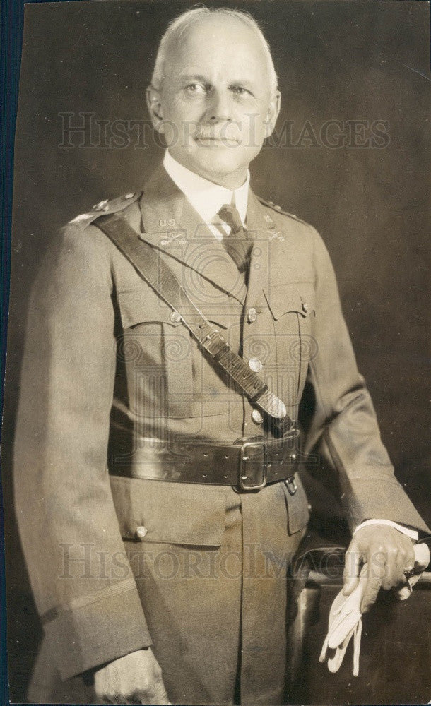 1926 Ft Myer VA Commandant Col Wm Glasgow Press Photo - Historic Images
