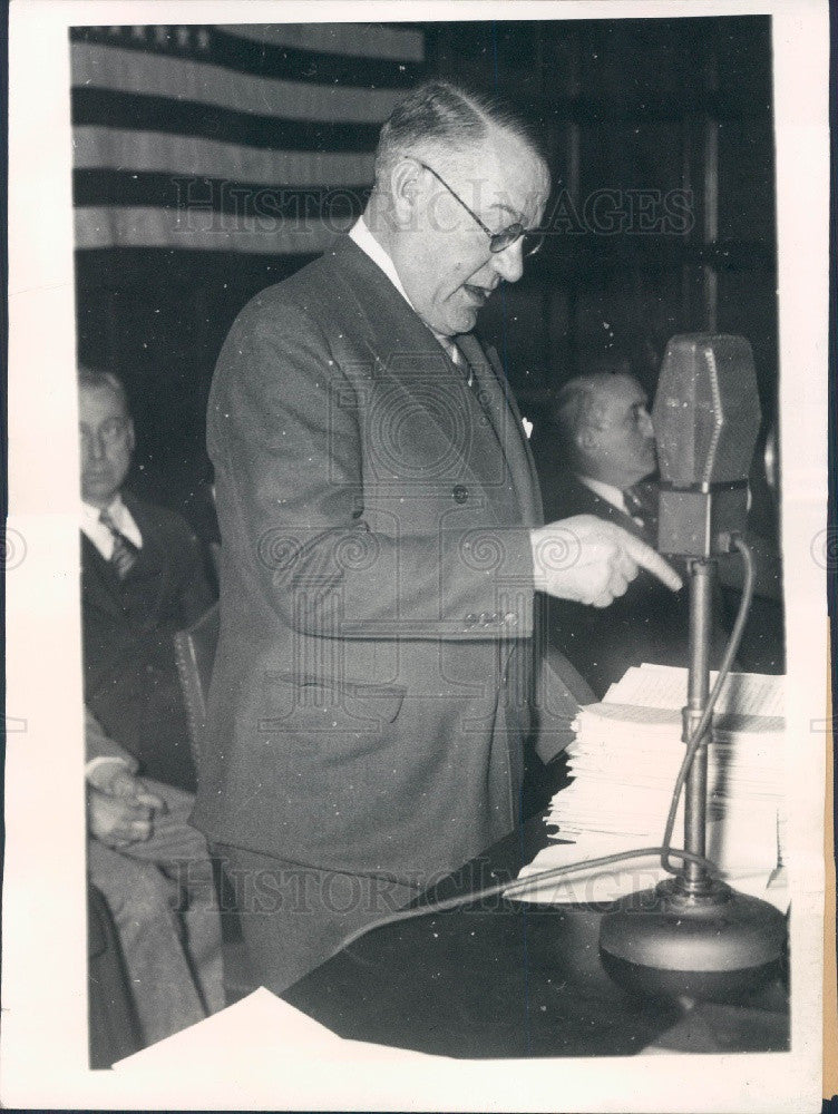 1934 Columnist and NRA Chief Hugh Johnson Press Photo - Historic Images