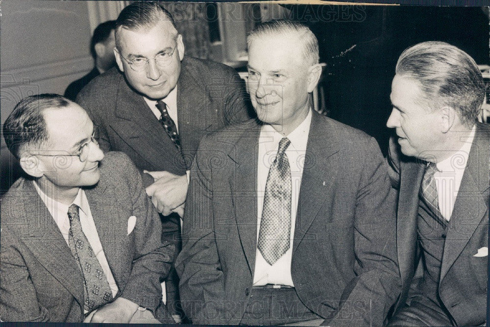 1936 Denver CO Unemployment Admin Reps Press Photo - Historic Images