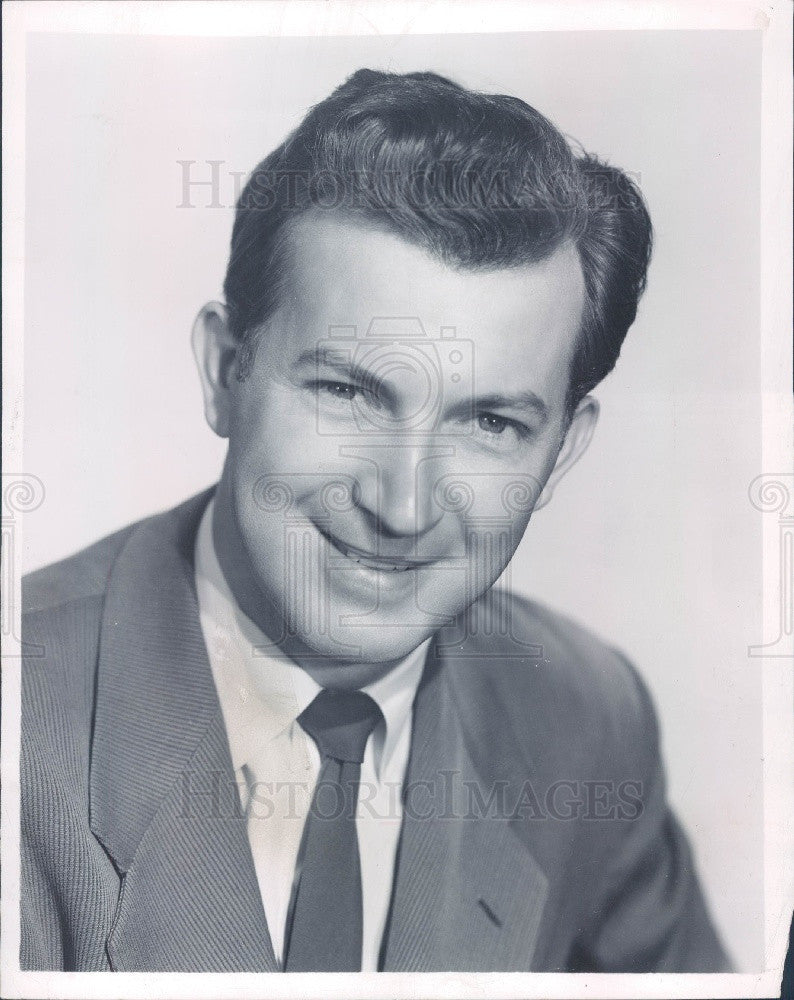 1953 Actor/Comedian Herb Shriner Press Photo - Historic Images