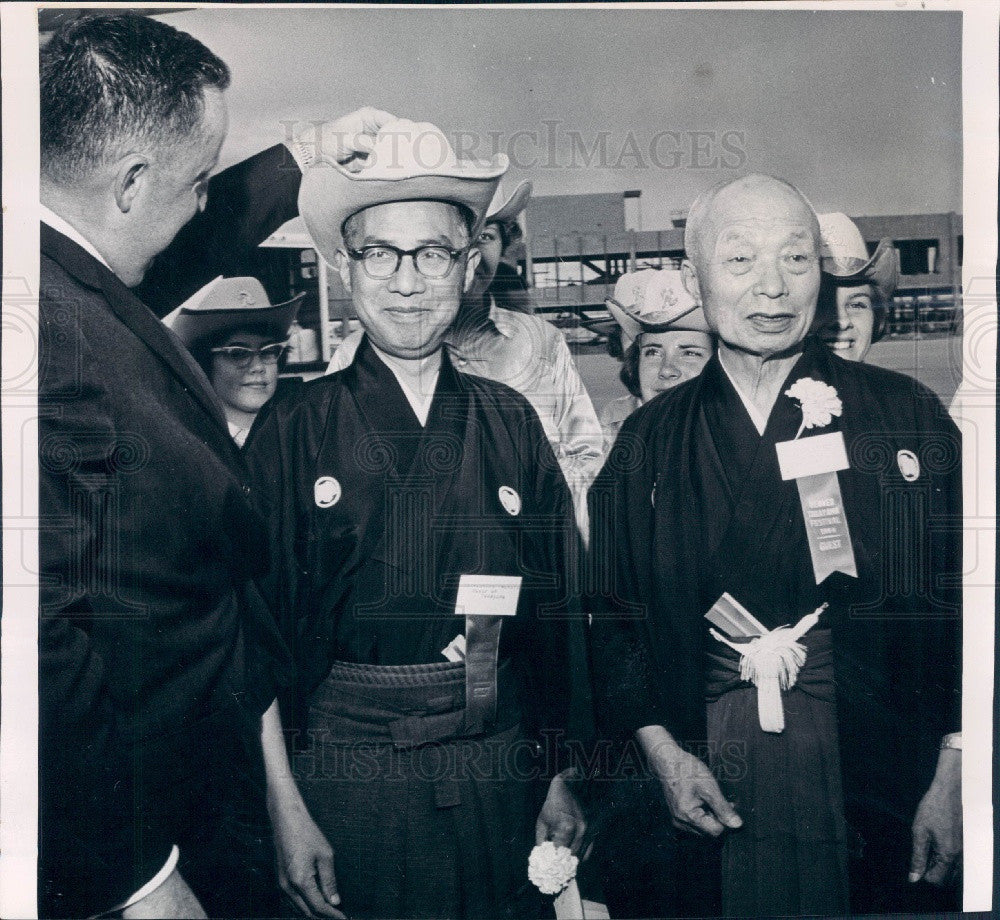 1964 Takayama Japan Mayor Iwamoto Press Photo - Historic Images