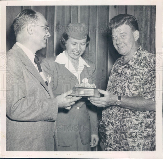 1950 Actor Arthur Godfrey/Hugh Terry/Betty Giles Photo - Historic Images