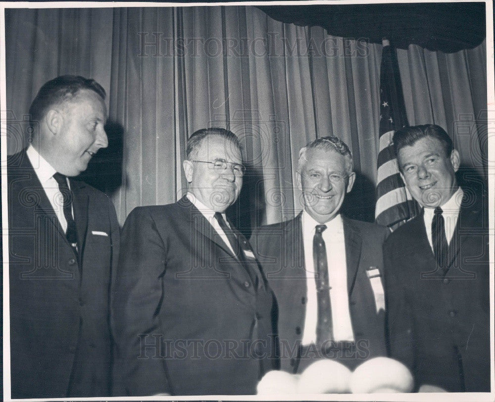 1964 Actor Arthur Godfrey &amp; Maj. Gen. Joe Moffitt Photo - Historic Images