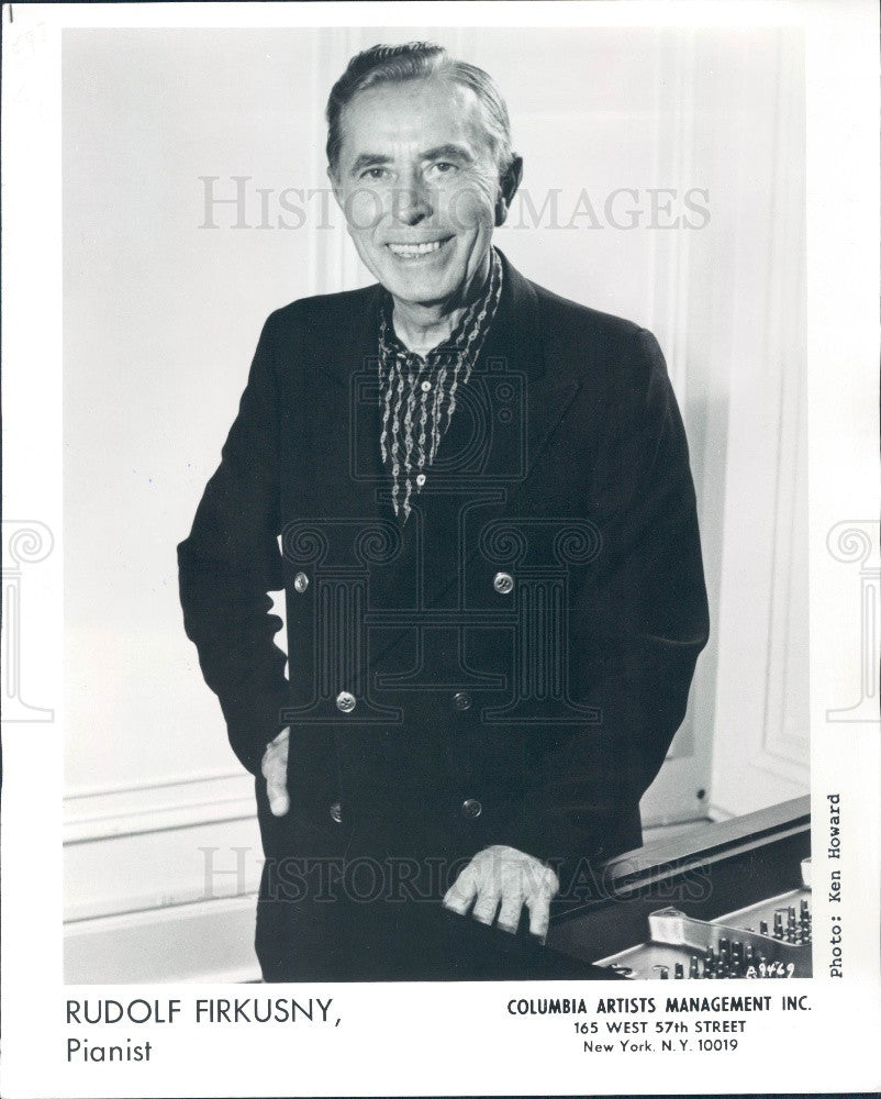 1984 Pianist Rudolf Firkusny Press Photo - Historic Images