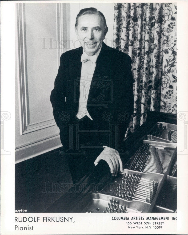 1984 Pianist Rudolf Firkusny Press Photo - Historic Images