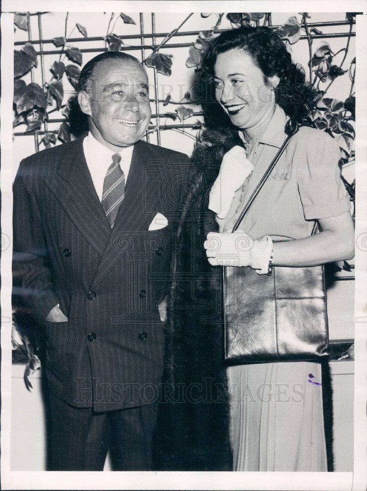 1939 Alfred O. Blumenthal & Peggy Fears Press Photo - Historic Images