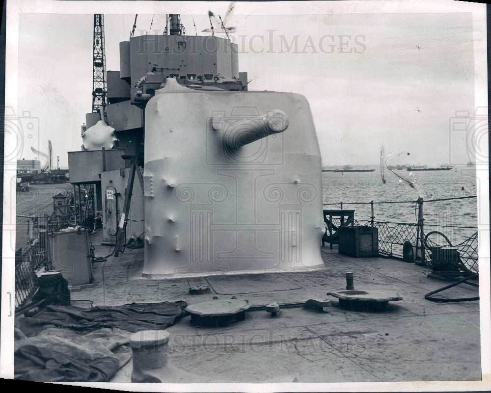 1946 US Navy Plastic Convering Equipment Press Photo - Historic Images