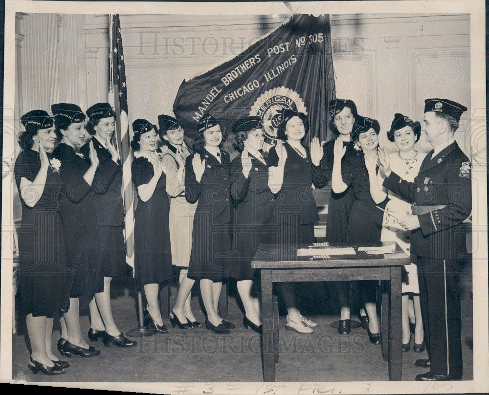 1946 Chicago IL Mandel&#39;s American Legion Press Photo - Historic Images