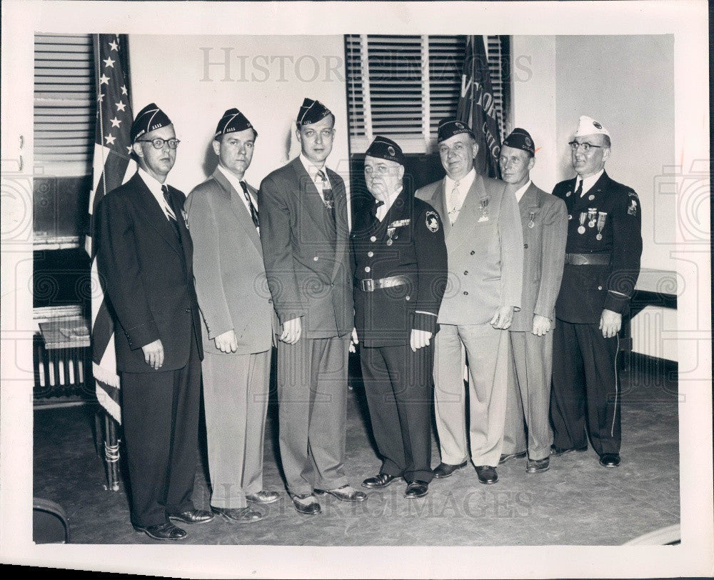 1952 Chicago Amer Legion Victor Lawson Post Press Photo - Historic Images