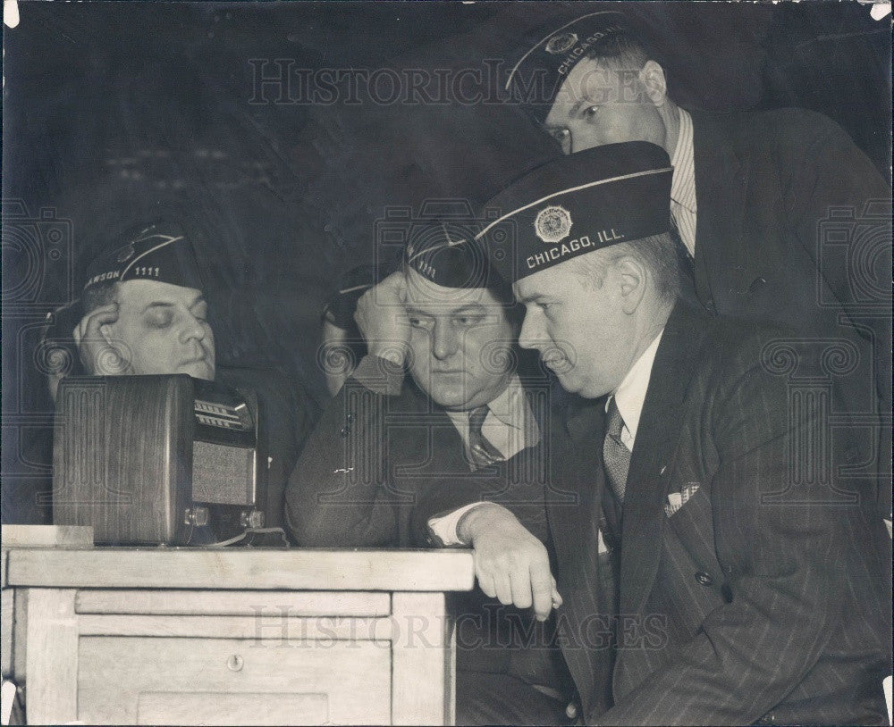 1942 Chicago Amer Legion Victor Lawson Post Press Photo - Historic Images