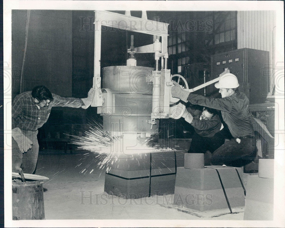 1969 Chicago Heights Columbia Tool Steel Co Press Photo - Historic Images