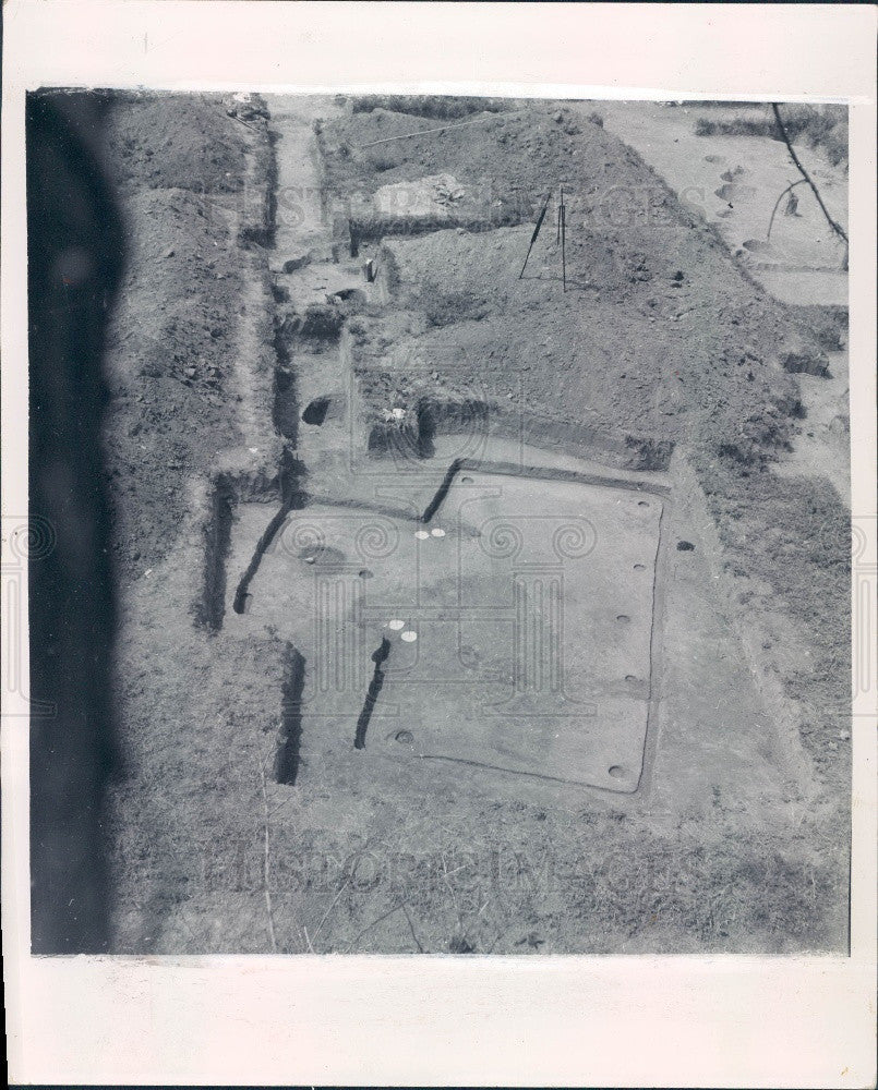 1968 North American Indian Mounds Press Photo - Historic Images