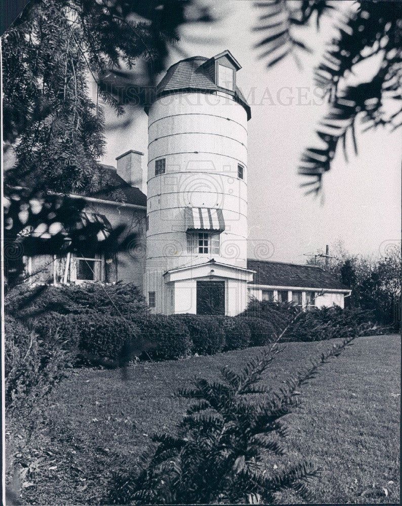 1970 Chicago Illinois Silo Home Press Photo - Historic Images