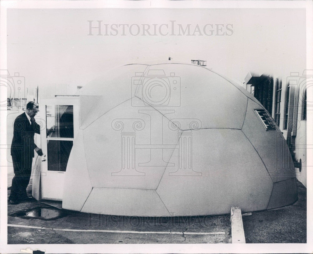 1962 CA Instant Low Cost Housing Press Photo - Historic Images