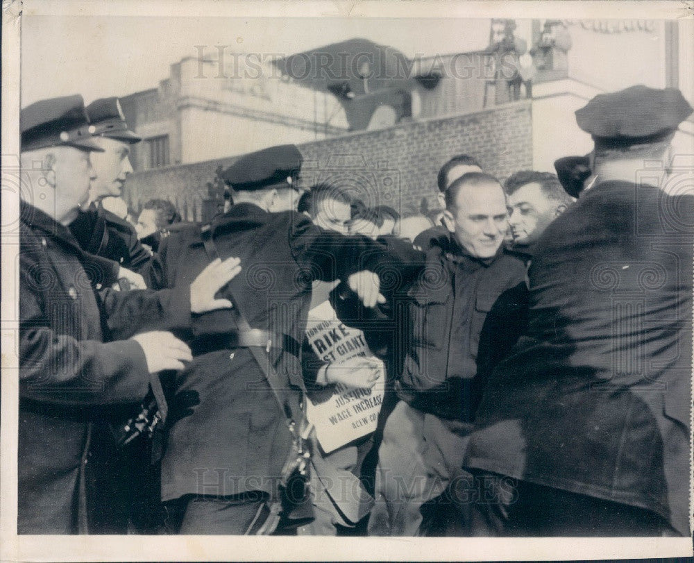 1950 PA Bell Telephone Co Picketers Press Photo - Historic Images