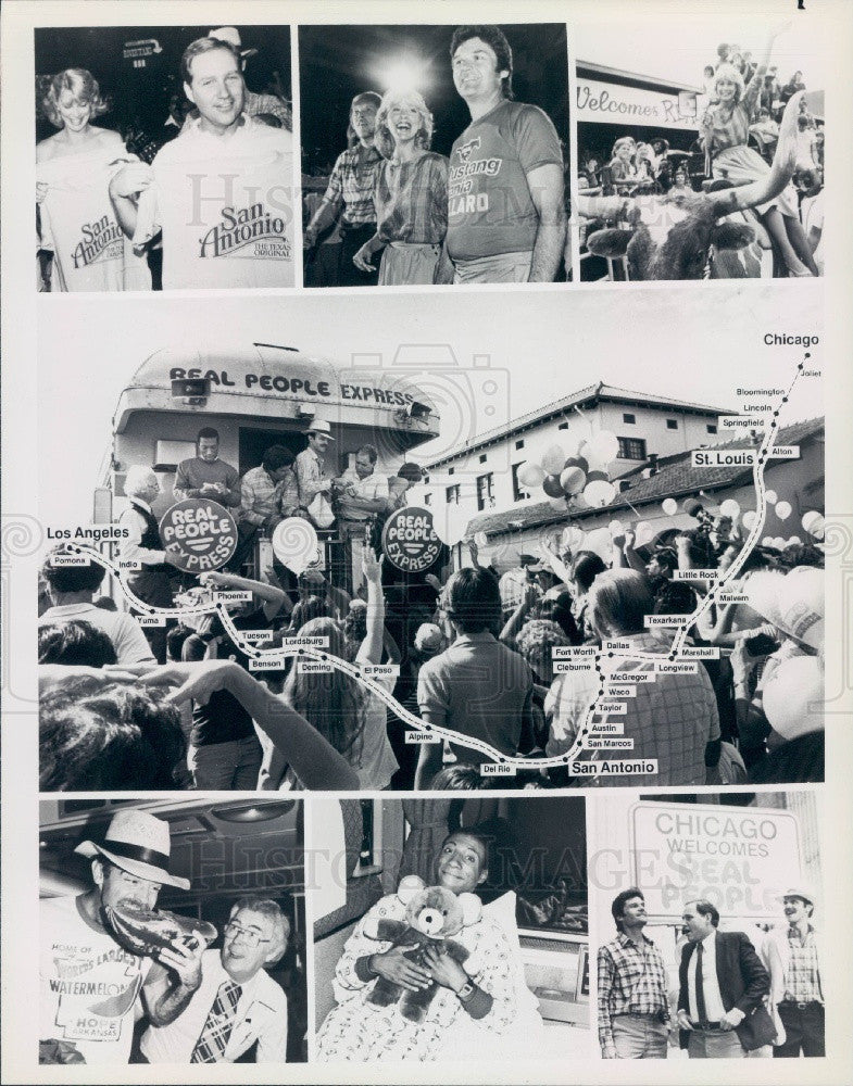 1982 Actors Bill Rafferty/Sarah Purcell Press Photo - Historic Images