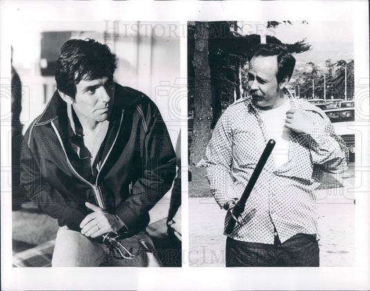 1974 Actors David Birney & Edward McDonald Press Photo - Historic Images