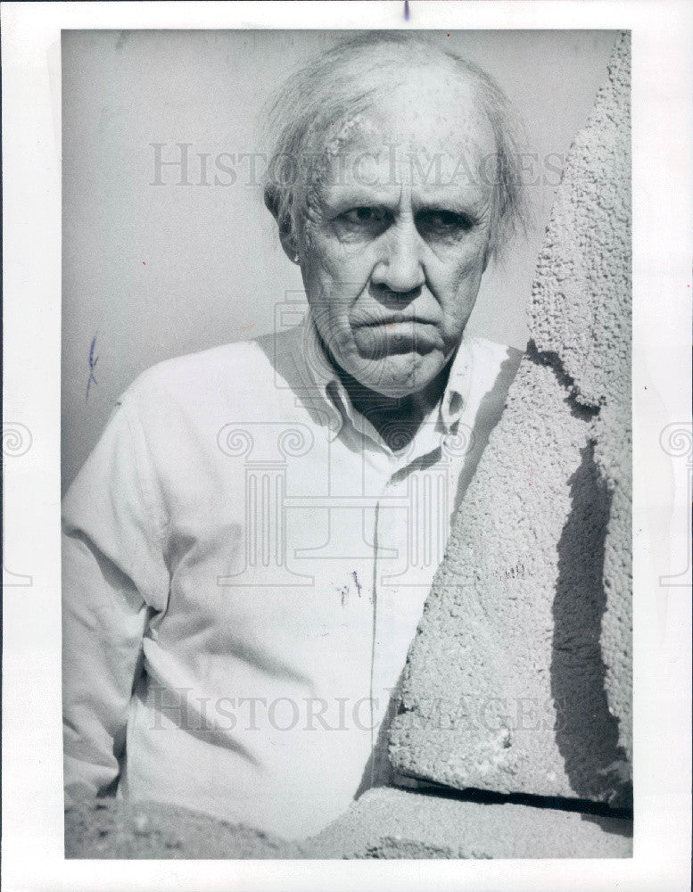 1983 Actor Jason Robards The Day After Press Photo - Historic Images