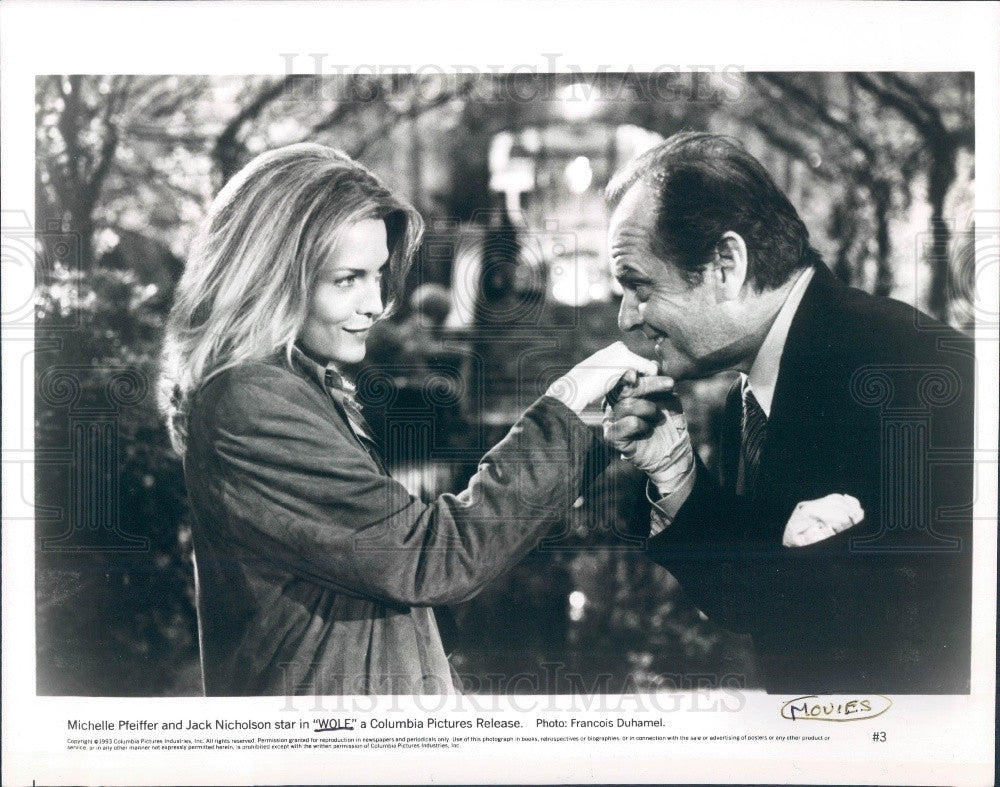 Undated Actors Michelle Pfeiffer & Jack Nicholson Photo - Historic Images