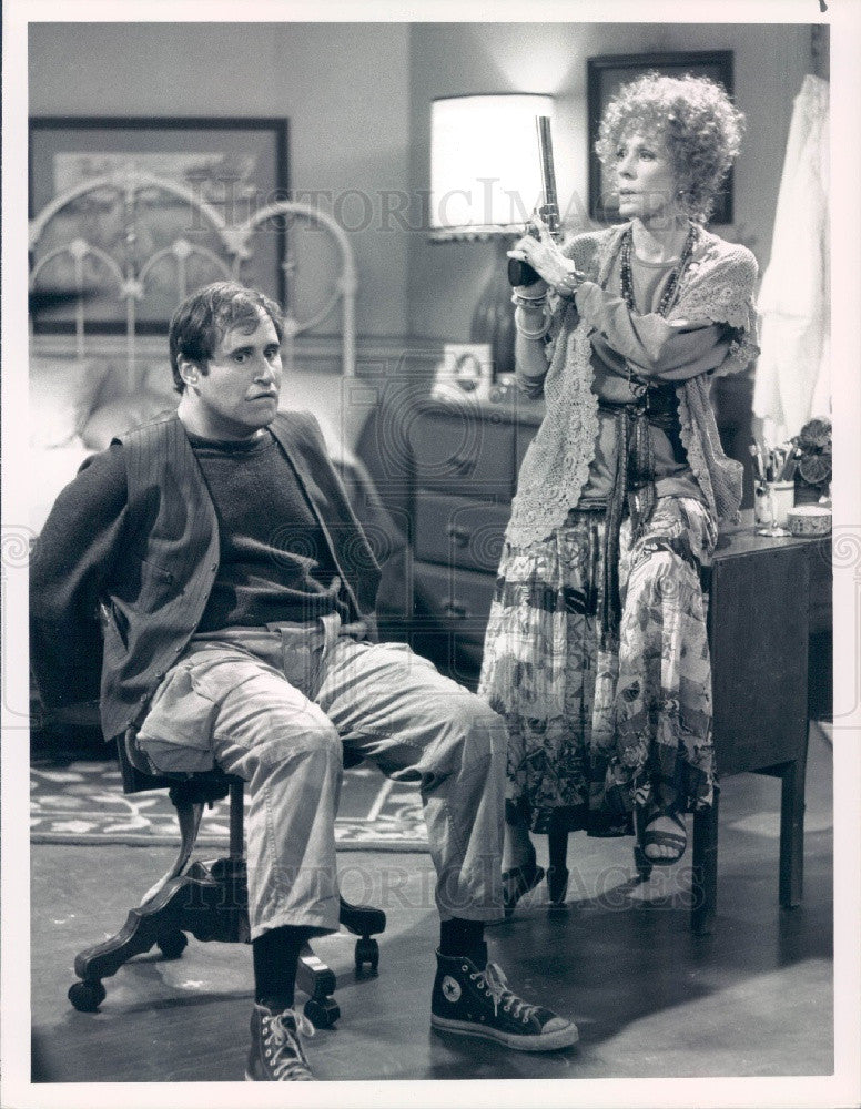 1990 Actors Carol Burnett &amp; Richard Kind Press Photo - Historic Images