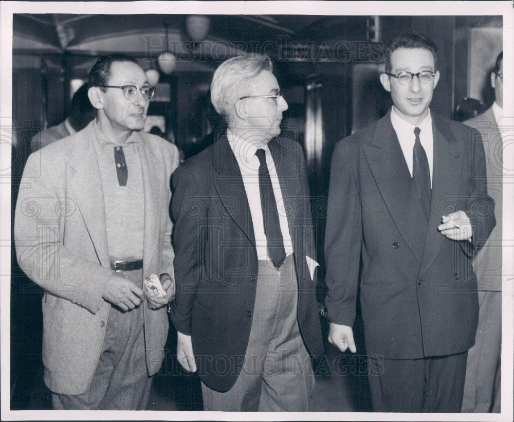 1954 Detroit MI Communist Trial Press Photo - Historic Images