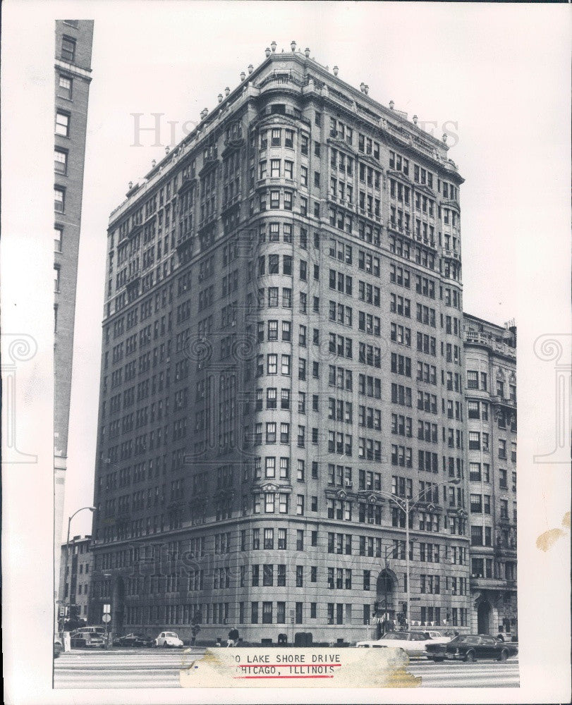 1974 Chicago Condos N Lake Shore Dr Press Photo - Historic Images