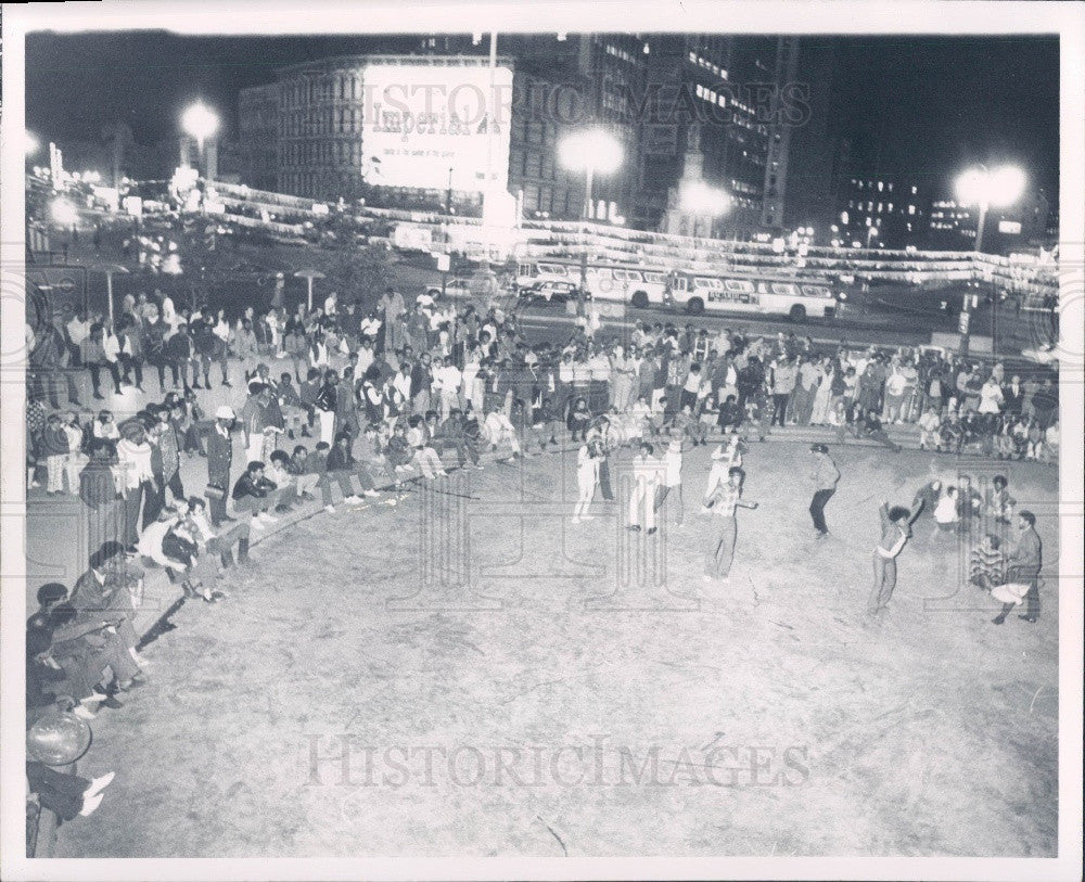 1970 Detroit Michigan Downtown Fair Press Photo - Historic Images