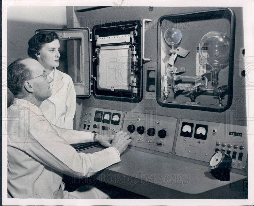 1954 Detroit MI Edsel Ford Institute Press Photo - Historic Images