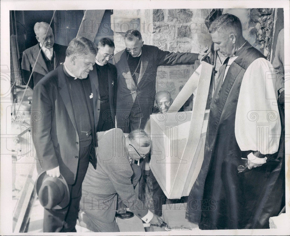 1955 Detroit MI Episcopal Mariners Church Press Photo - Historic Images