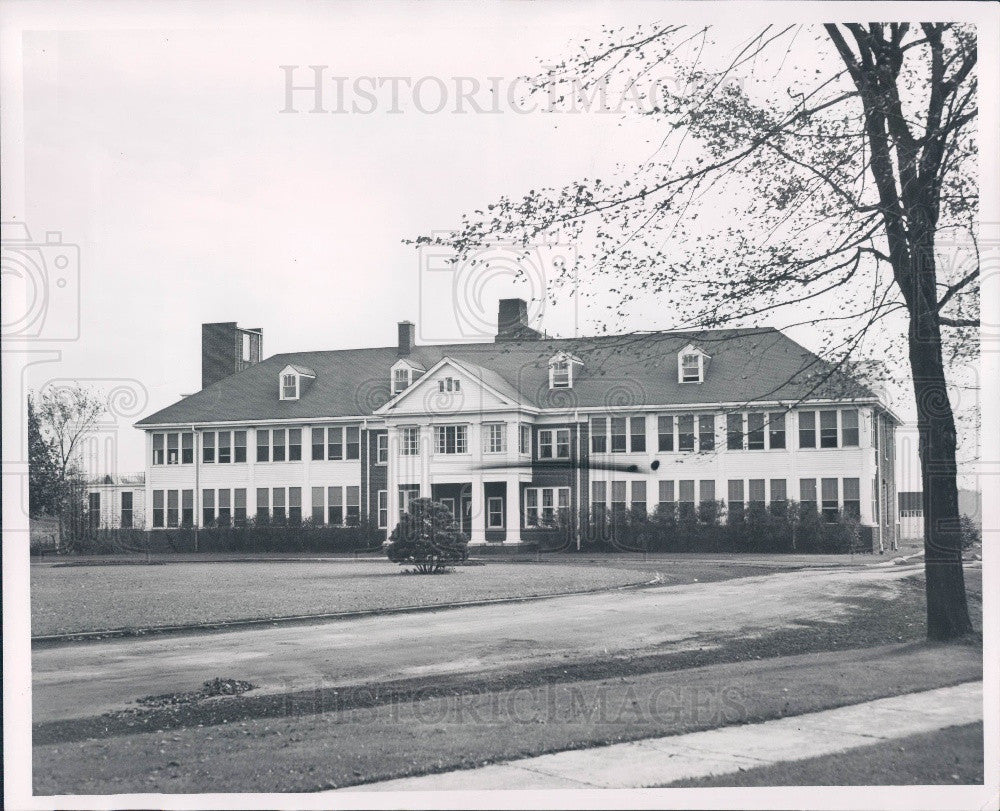 1947 Detroit MI Leland TB Sanatorium Press Photo - Historic Images