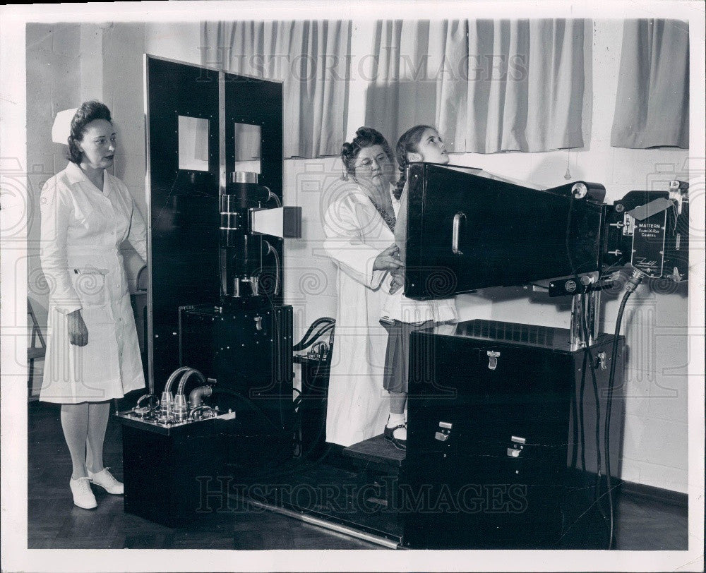 1946 Detroit MI Tuberculosis Sanatorium Press Photo - Historic Images