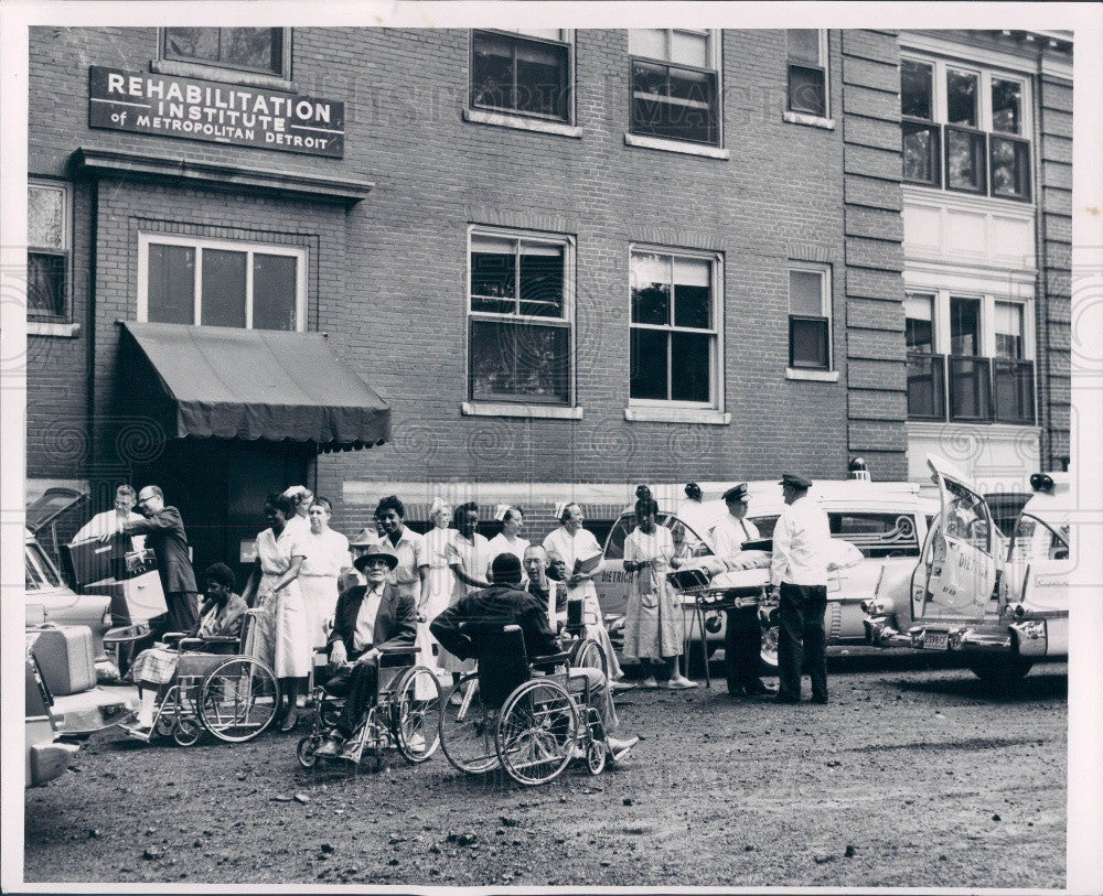 1958 Rehab Inst of Metropolitan Detroit Press Photo - Historic Images