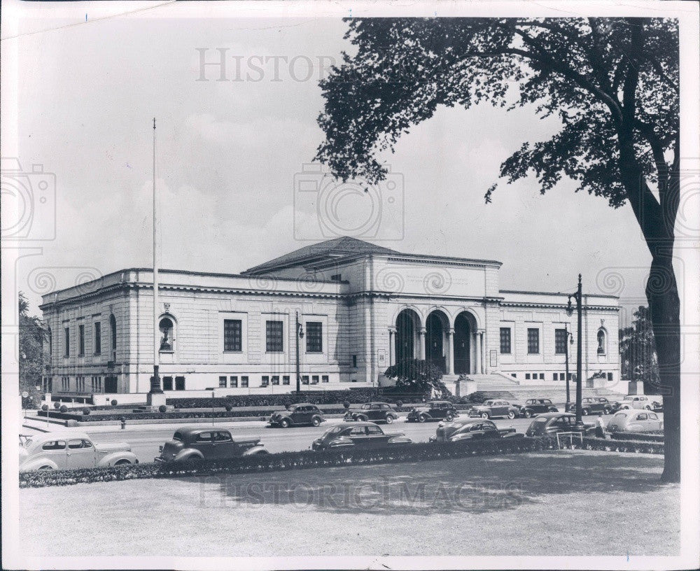 1957 Detroit MI Institute of Arts Press Photo - Historic Images