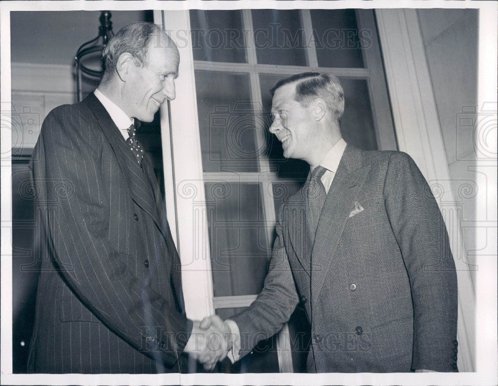 1941 Great Britain Duke of Windsor Press Photo - Historic Images