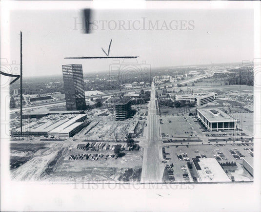 1978 Southfield MI Prudential Tower Center Press Photo - Historic Images
