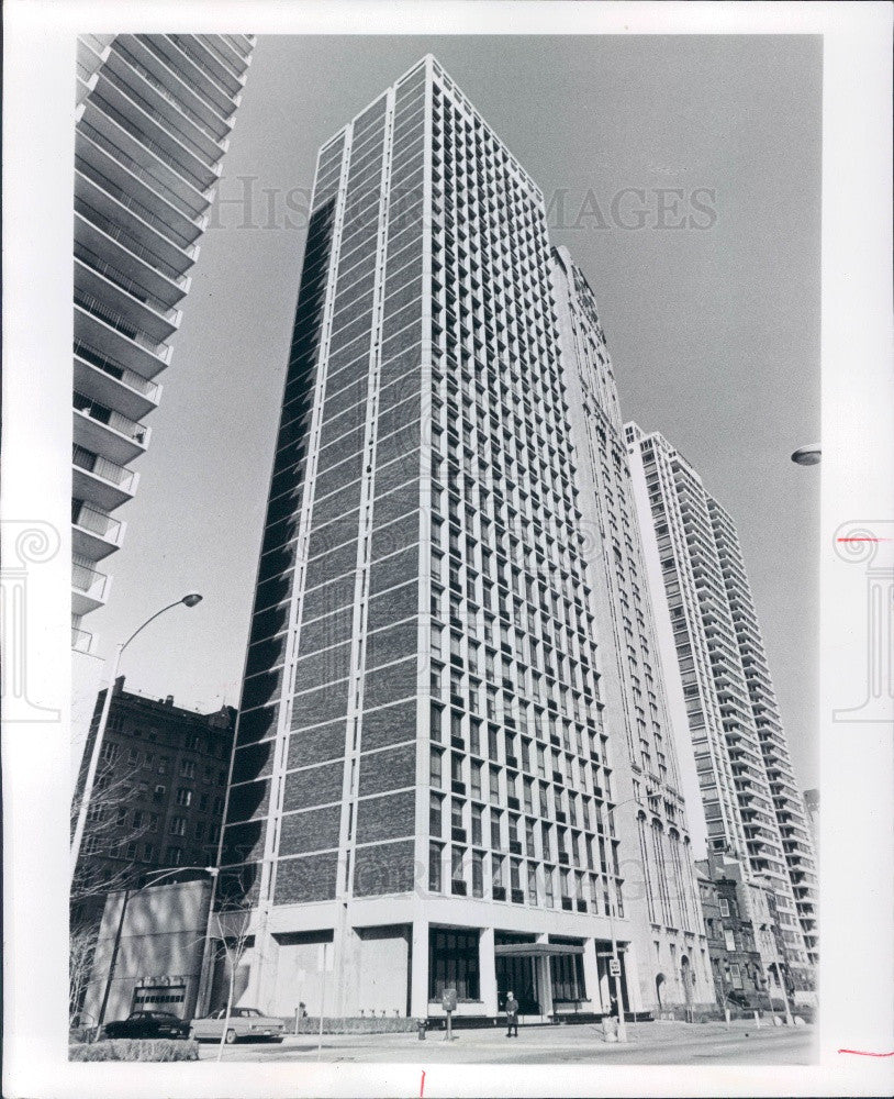 Undated Chicago IL Lake Shore Drive Condos Press Photo - Historic Images