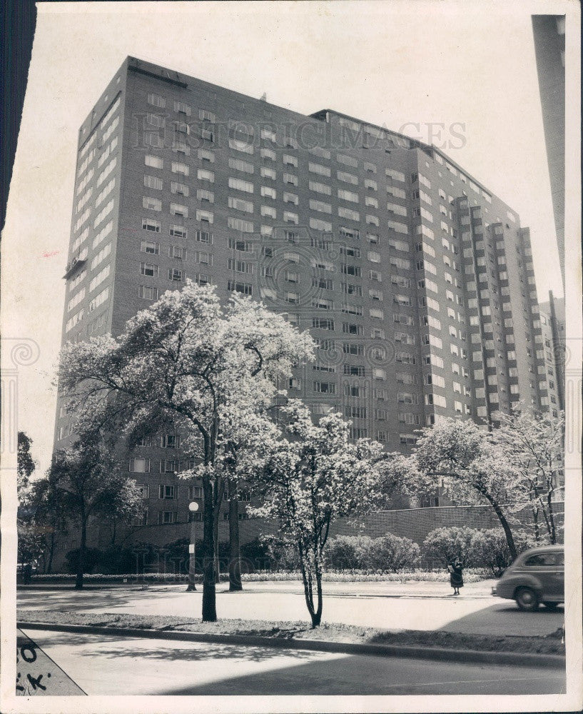 1952 Chicago IL Lake Shore Drive Apts Press Photo - Historic Images