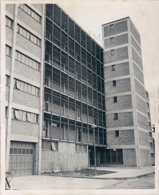 1952 Chicago IL Prairie Ave Courts Apts Press Photo - Historic Images