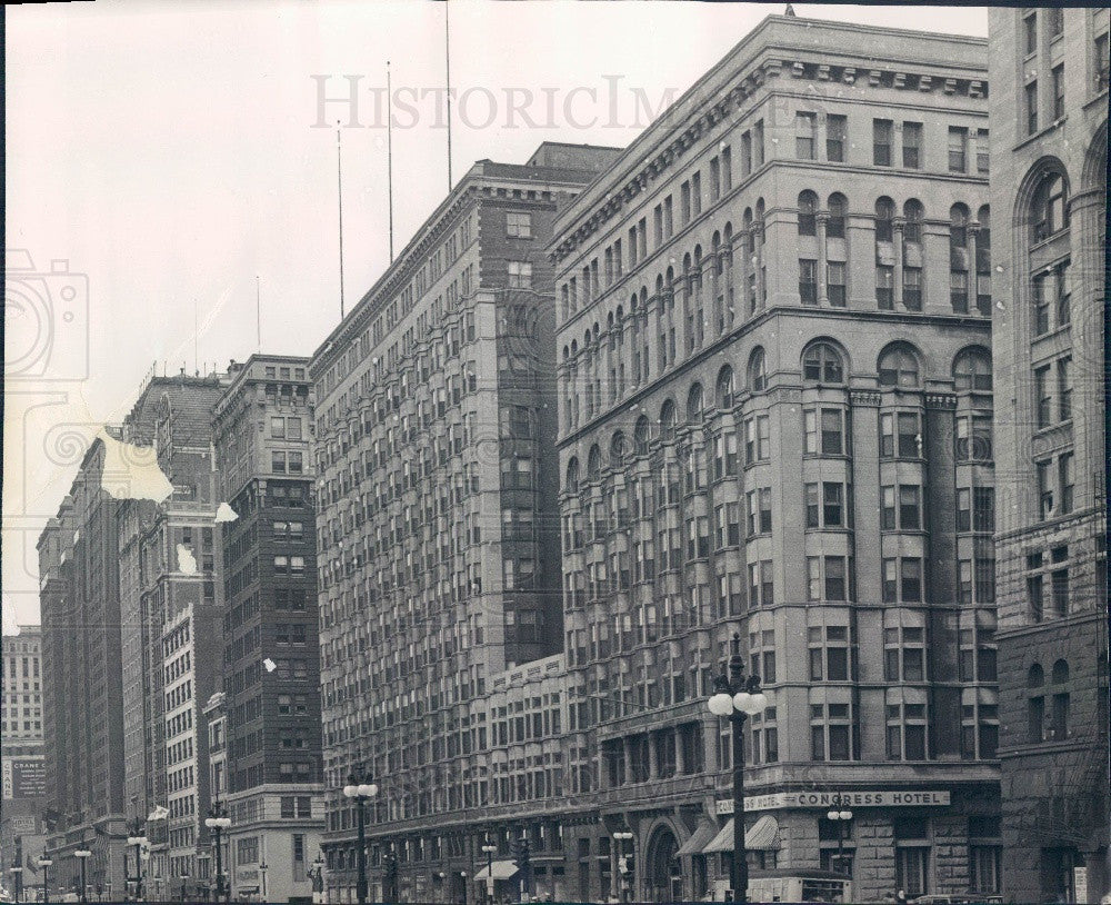 1942 Chicago Illinois Congress Hotel Press Photo - Historic Images